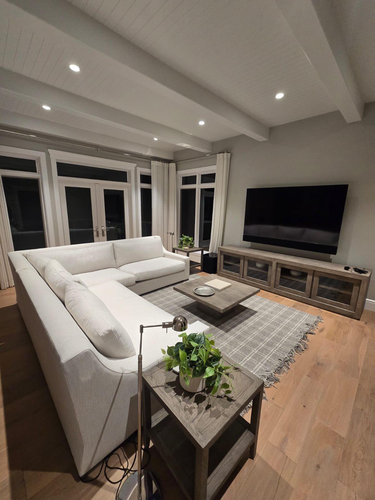 Living room reset for a busy family